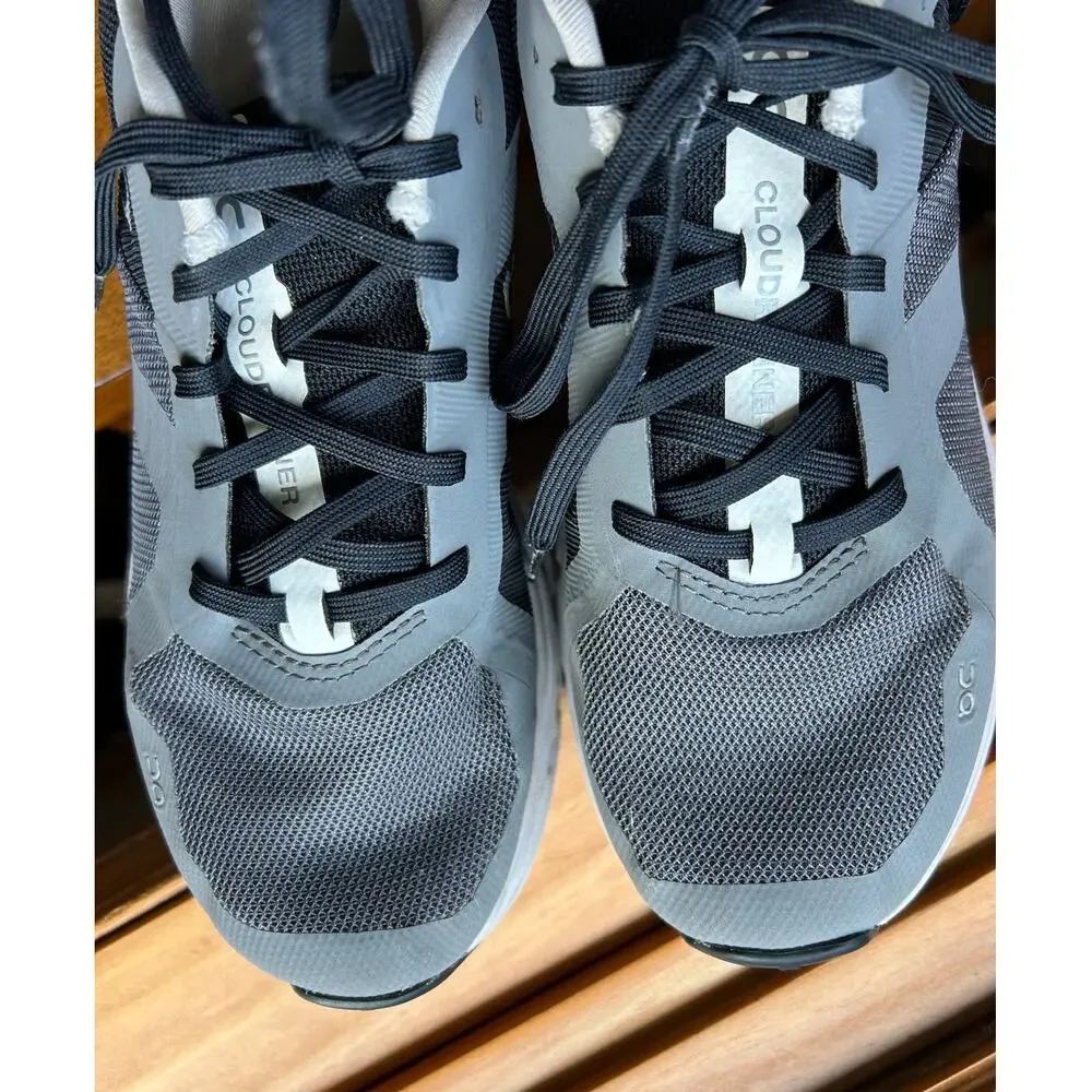 On Running Cloudrunner Black Gray Running Shoes Sneakers Womens 7.5 - Picture 3 of 9